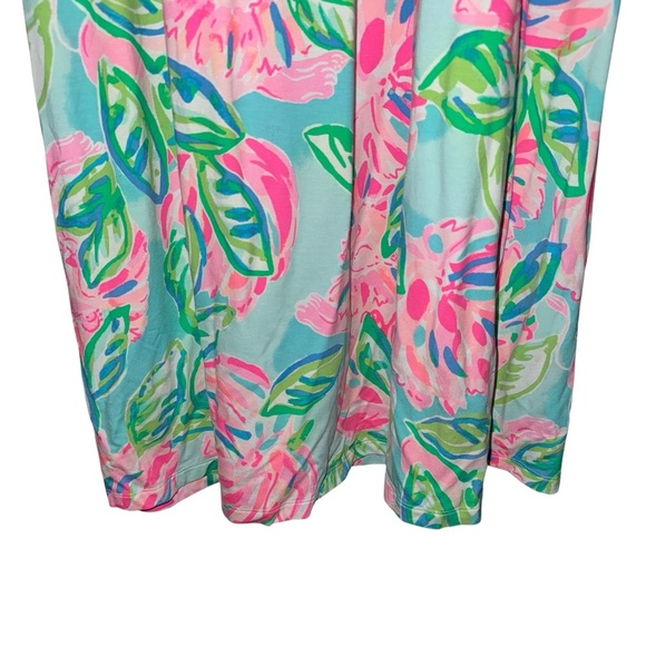 NWT LILLY PULITZER Malia One Shoulder Totally Blossom Engineered Maxi Dress Sz M - Picture 10 of 11